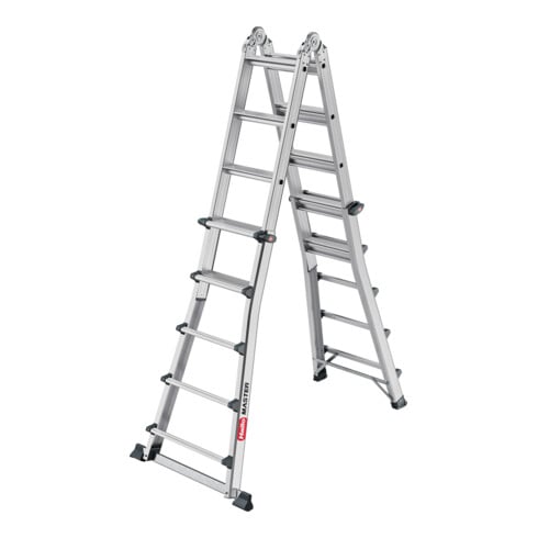 Hailo Échelle multifonction en aluminium Master M100 4 x 5 marches