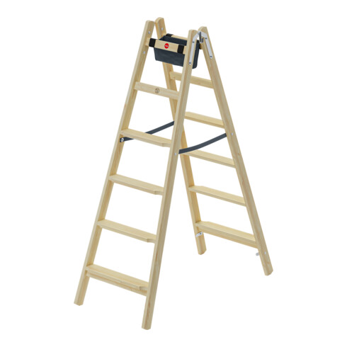 Hailo Holzleiter Master H80 2x6 Stufen
