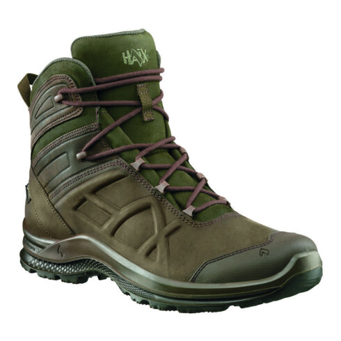 HAIX Stiefel BLACK EAGLE Nature GTX MID, braun-grün