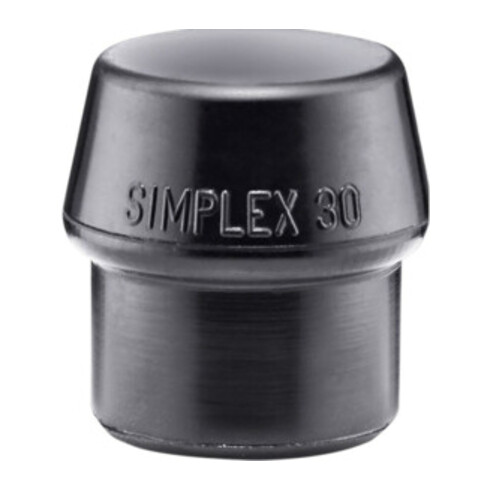 Halder Testa martello semplice 30mm gomma SIMPLEX