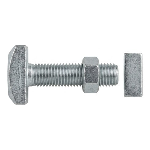 Halfenschrauben Typ 72/48 4.6 Mu Stahl, feuerverzinkt