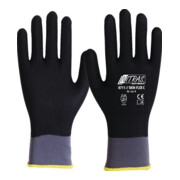 Handschuhe SKIN FLEX C Gr.8 grau/schwarz EN 388 II Strick m.Beschichtung NITRAS