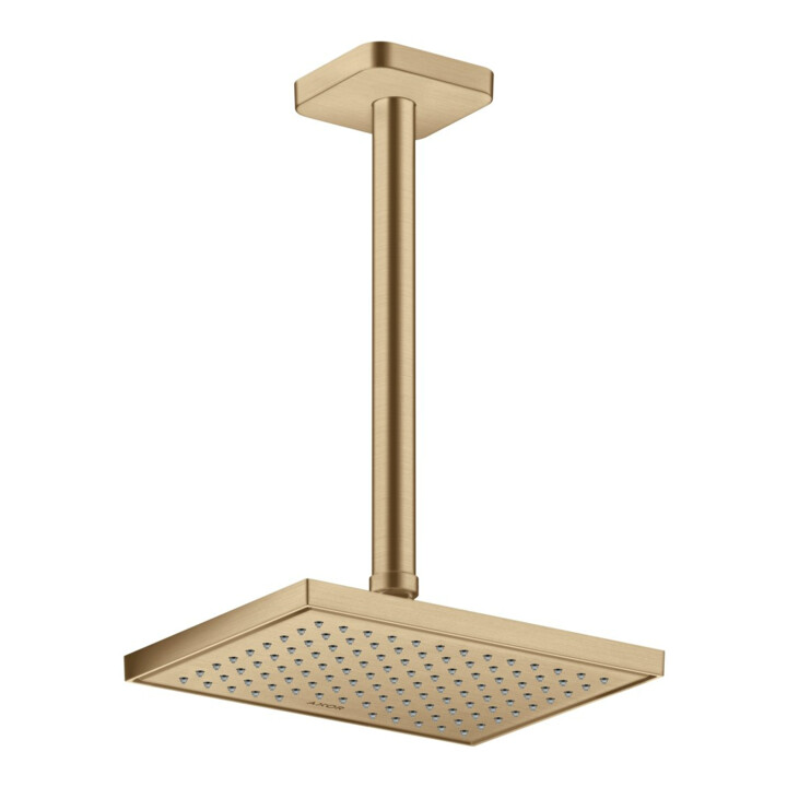 hansgrohe Deckenanschluss softsquare Axor 300mm, brushed bronze, eckig