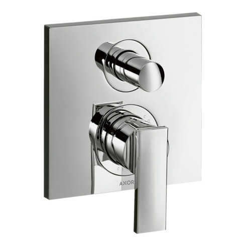 hansgrohe Fertigmontageset Axor Citterio UP-Wannen-Einhebelmischer, mit Hebelgriff, chrom