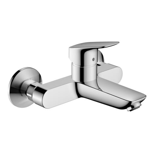 hansgrohe Waschtisch-Einhebelmischer Logis AP, f Wandmont., Ausladung 194mm, chrom