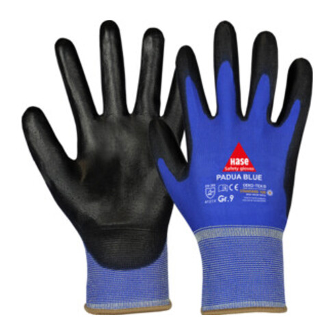 Hase Montagehandschuhe Padua Blue Nylon