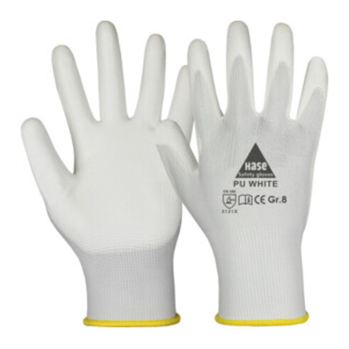 Hase Montagehandschuhe weiß Polyestergestrick