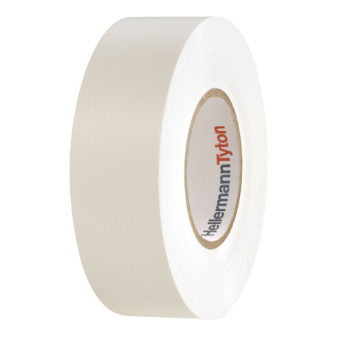 HellermannTyton Ruban isolant PVC 15-19x20 blanc HTAPE-FLEX15-19x20WH