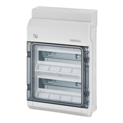 Hensel KV-Automatengehäuse 24TE(2x12x18mm) IP65 KV PC 9224
