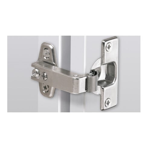 Hettich Charnière de meuble Perfekt 5737 69603, 95°, acier nickelé argenté