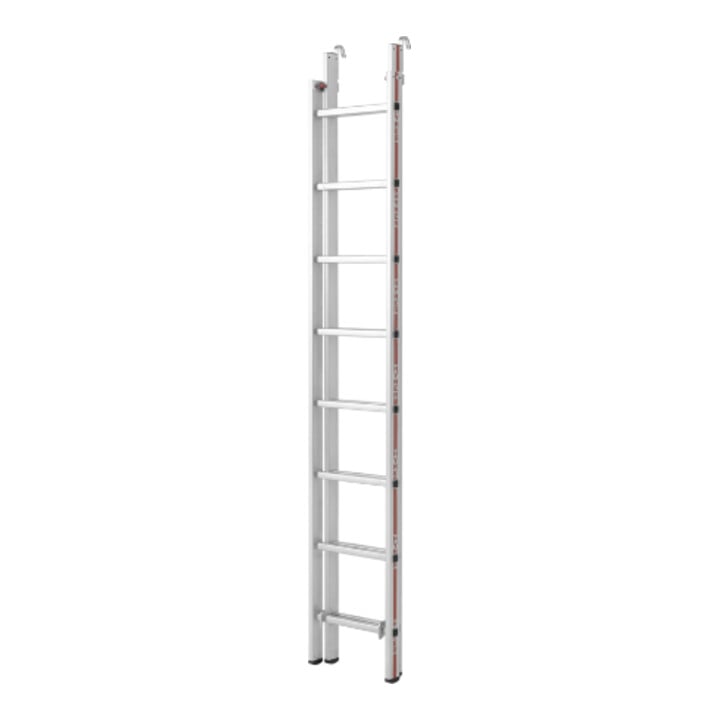 Hymer Einhänge-Schiebeleiter, 2x7 Sprossen