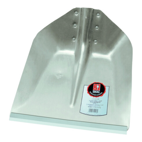 Idealspaten Hallenser Randschaufel Favorit mit Schutzkante ohne Stiel 340 x 325 mm