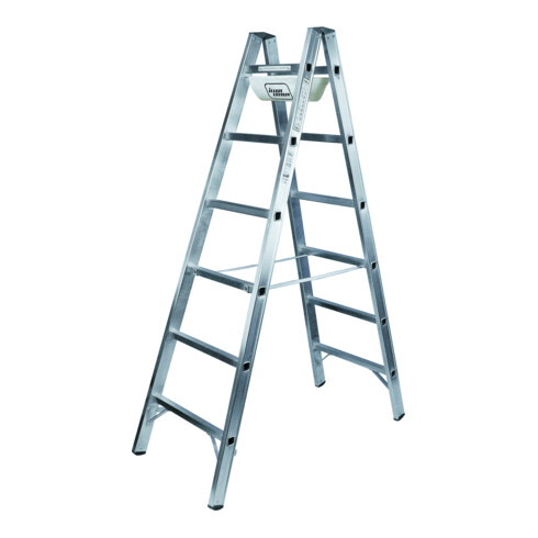 ILLER-LEITER Alu-Sprossenstehleiter 2x5 Sprossen 6105