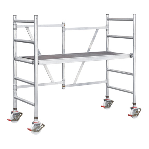 ILLER-LEITER Klappgerüst Eurostars 0,75 x 1,70 m Arbeitshöhe 3,00 m