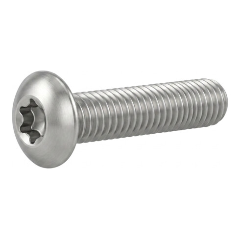 ISO 7380-1 Flachkopfschraube mit Innensechsrund, TX, Edelstahl A2-70, blank