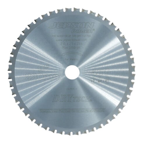 Jepson Drytech® HM-Sägeblatt Durchmesser 230 mm / 48Z für Stahl& Inox