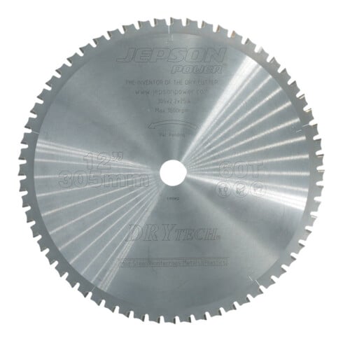 Jepson Drytech® HM-Sägeblatt Durchmesser 305 mm / 60Z für Stahl