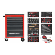 Kit d'outils Gedore Red avec chariot MECHANIC 119 pièces