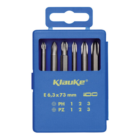 Klauke Ensemble d'embouts 6 pièces, 6 ronds, 73 mm KL335
