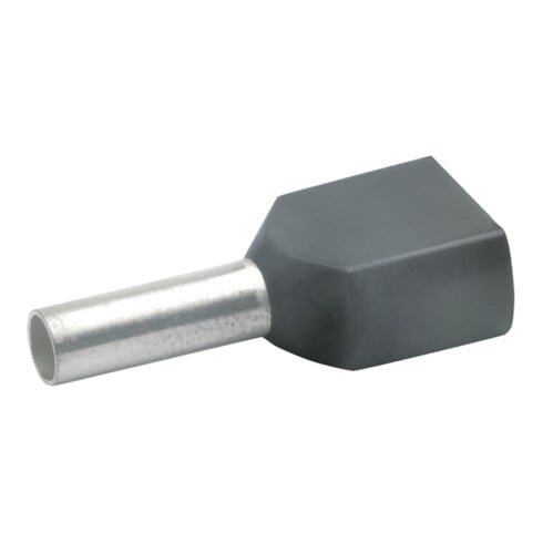 Klauke Manchon à sertir double 2x1,5 mm² isolé noir 872/12