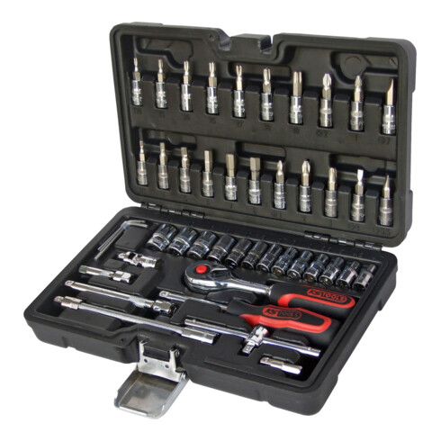 KS Tools 1/4 Zoll CHROME+ Steckschlüssel-Satz,48-tlg.