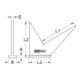 KS Tools Gehrungswinkel,155mm