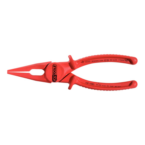 Pince à becs plats en plastique isolé KS Tools