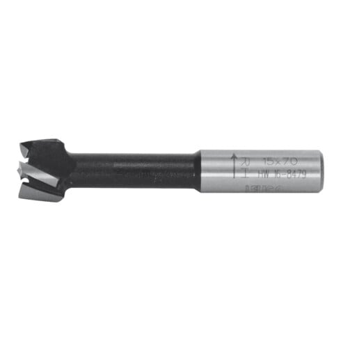 Lamello Foret Cabineo Diamètre 15 mm avec pointe de centrage courte 0,8 mm