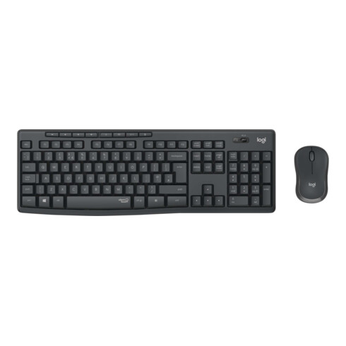 Logitech Tastatur/Maus Set SilentTouch,Wireless MK295 graf