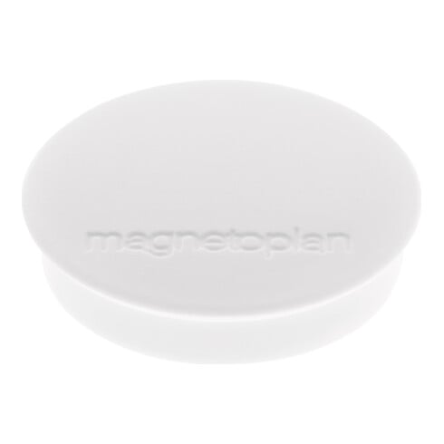 Magnet Basic blanc Diamètre 30×H 8 mm Force d’adhérence 0,7 kg