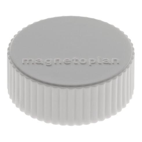 Magnetoplan Magnet Discofix Magnum, 10 pièces, gris