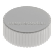 Magnetoplan Magnet Discofix Magnum, 10 Stück, grau