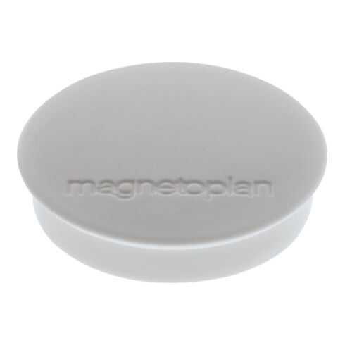 Magnetoplan Magnet Discofix Standard, 10 pièces, gris