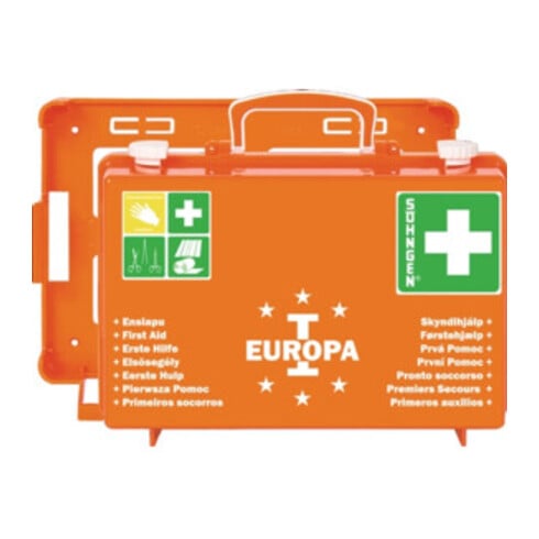 Mallette de premiers secours EUROPA I B310xH210xP130env.mm orange SÖHNGEN