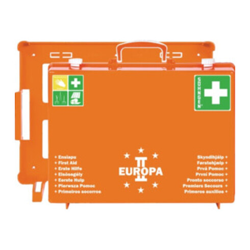 Mallette de premiers secours EUROPA II B400xH300xP150env.mm orange Söhngen