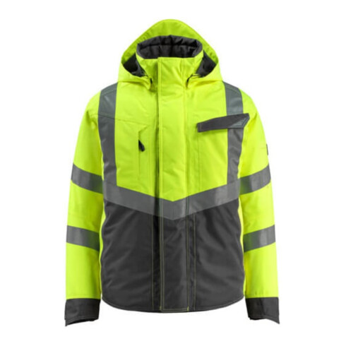 Mascot Hastings veste d'hiver hi-vis jaune/anthracite foncé