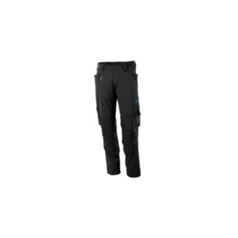 Mascot Hose mit Knietaschen, Stretchstoff Hose schwarz