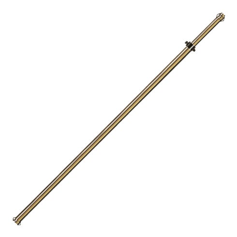 MESTO Verlängerungsrohr 3690 ausziehbar 80-150 cm Messing