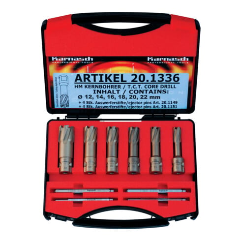 metallkraft Kernbohrer-Set HARD-LINE 40 Universal Metallkraft