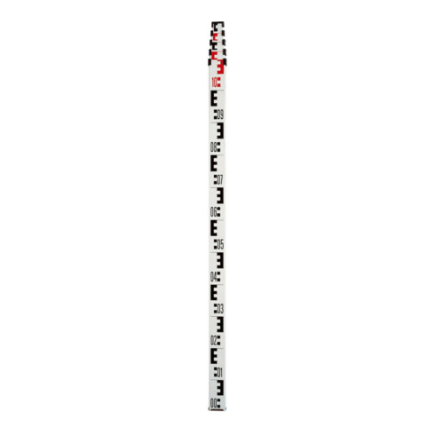 Mire télescopique Nedo L.1,22-5m 5 pcs. avec niveau à bulle