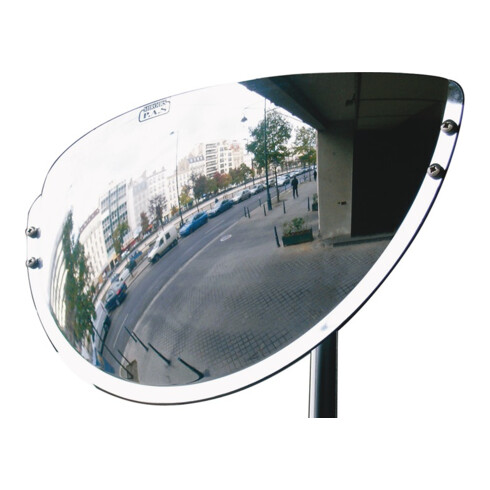 Miroir d'observation H300xl600mm plastique pour 3 directions 6 m SPL