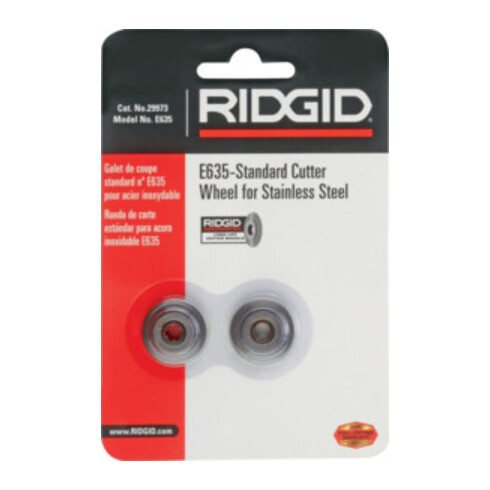 Molette de rechange E-635 molette de coupe-D.22 mm 2 pcs./carte RIDGID
