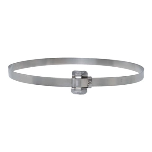 MORAVIA Bande en acier inoxydable 3/4" (19 mm) 30 m en carton dérouleur