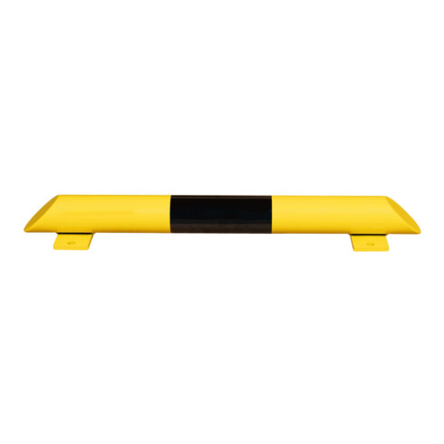 Poutre de protection pour vérin Moravia noir/jaune tube rond jaune