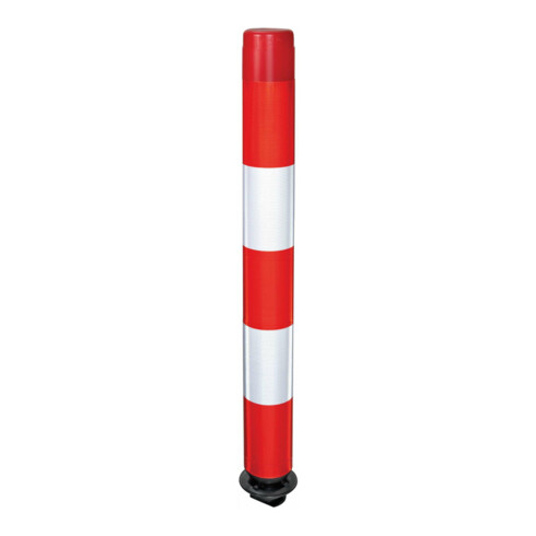 Moravia Leitzylinder FlexPin 100-TL voll retroreflektierend 100mm 1000mm rot/weiß