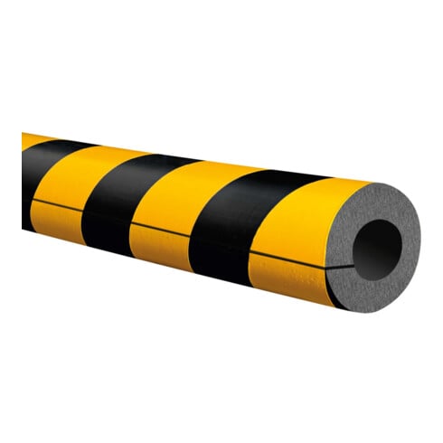 MORAVIA Vollrohrschutz Kreis 35/75 PU gelb/schwarz 1000mm