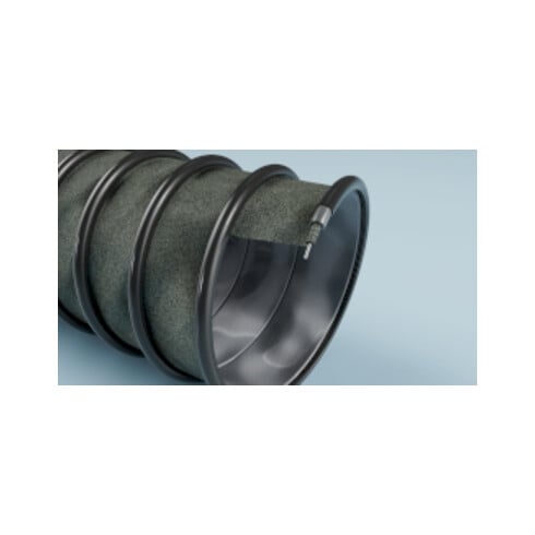 Norres Abgasschlauch vibrationsfest (300°C) Ø 75mm L: 7,5m CP ARAMID 461 PROTECT