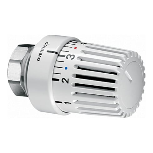 Oventrop Thermostat Uni LI 7-28 GrC, m 0-Stellung, m Flüssig, weiß