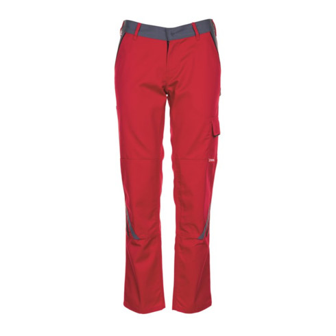 Pantalon femme Planam Highline rouge/argent
