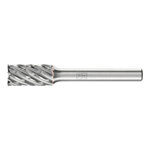 PFERD Fraise à tige carbure haute performance STEEL cylindre ZYAS denture frontale Ø 10x20mm tige Ø 6mm acier